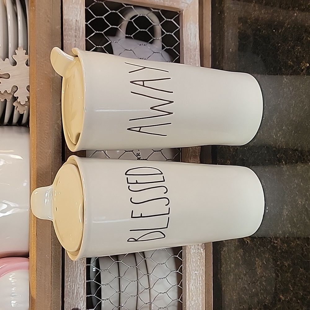 Rae dunn tumblers Blessed Away
